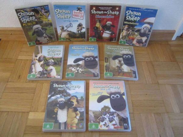 9 DVD Shaun the Sheep (d'occasion)
