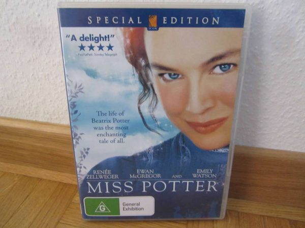 DVD Miss Potter - Renée Zellweger, McGregor, Watson
