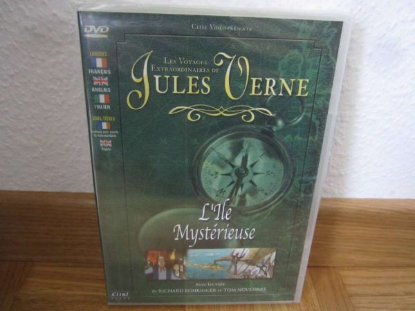 DVD Jules Verne, L'Ile Mystérieuse (NEUF, sous emballage)