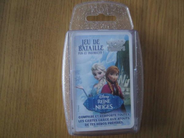 Jeu de cartes TOP TRUMPS jeu de bataille Reine des Neiges