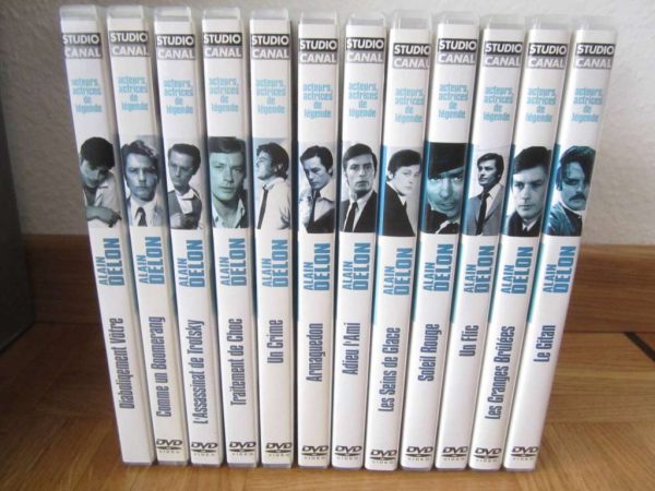 Lot de 12 DVD Alain Delon, Studio Canal