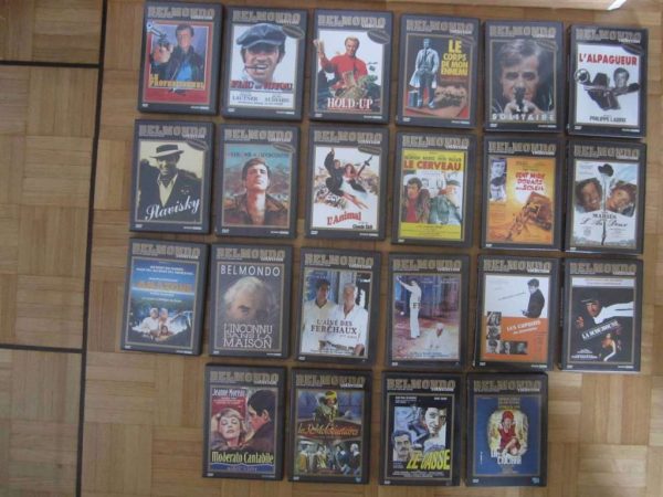 Lot de 22 DVD Collection Belmondo, ses plus grands films