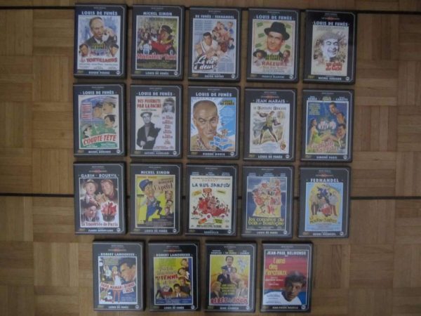 Lot de 19 DVD René Château (Louis de Funès & autres)