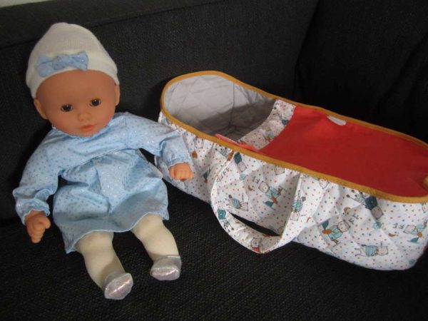 Poupon Bébé Calin Marguerite de Corolle + couffin (neufs)