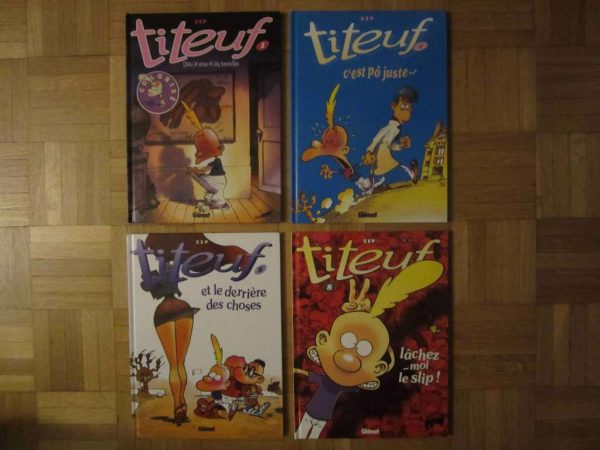 4 BD Titeuf Zep, CHF 7 la BD (d'occasion)