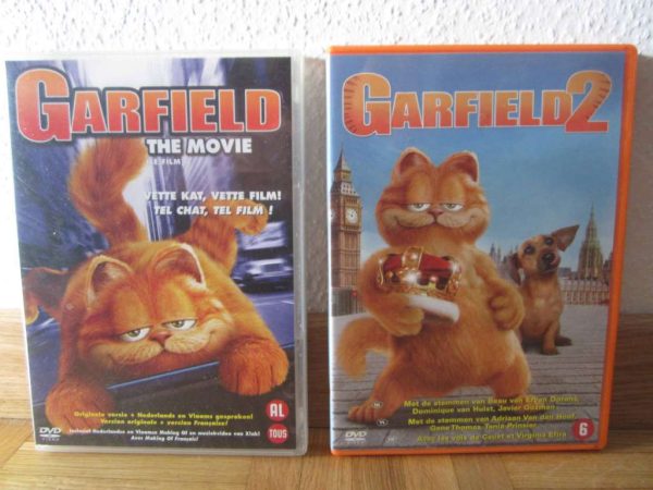 Lot de 2 DVD : Garfield, le film & Garfield 2
