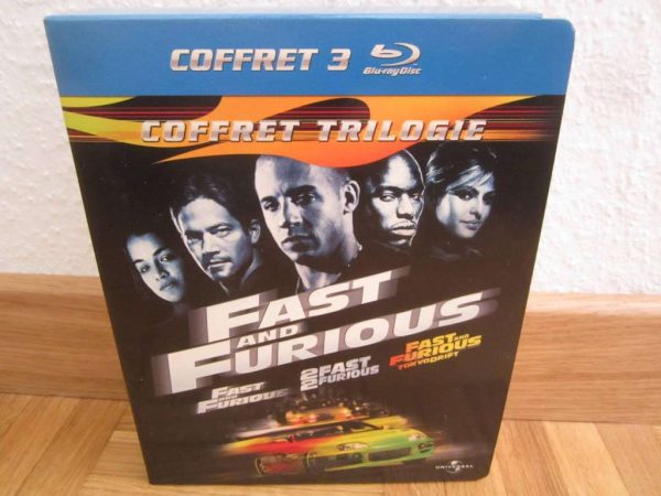 Coffret trilogie Blu-Ray "Fast and Furious"