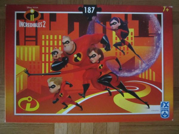 Puzzle Disney Pixar : Incredibles 2 (187 pièces) 7+