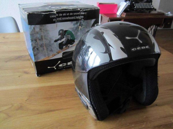 Casque de ski enfant noir "Cébé" (Taille 54)