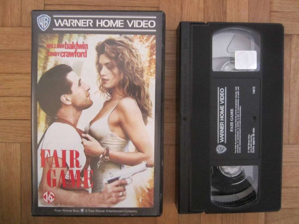 Cassette VHS Fair Game - William Baldwin, Cindy Crawford