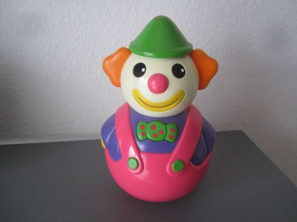 Smoby clown culbuto vintage (env. 17.5 cm)