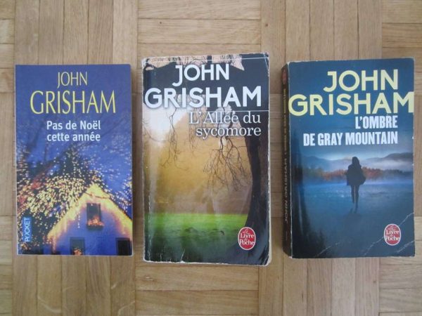 Lot de 3 livres de poche de John Grisham