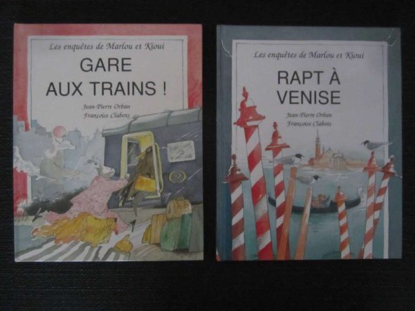 Lot de 2 livres : Les enquêtes de Marlou et Kioui - Orban
