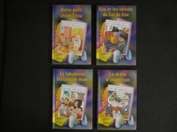 Lot de 4 livres "Ma jolie bibliothèque" - SAEP (5 à 9 ans)