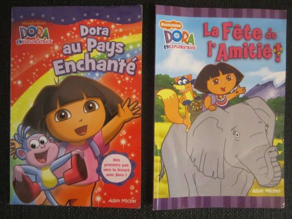 Lot de 2 livres Nickelodeon, Dora l'exploratrice