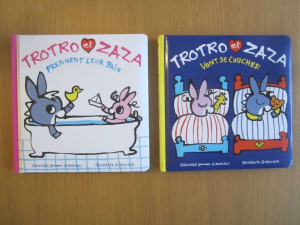 Lot 2 livres TROTRO et ZAZA, Bénédicte Guettier