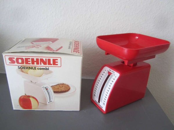 Balance Soehnle combi rouge vintage