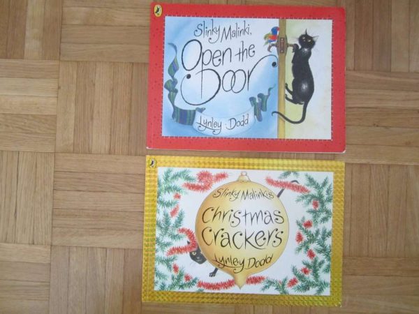 Lot de 2 livres en anglais Slinky Malinki - Lynley Dodd