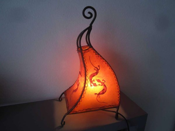 Lampe marocaine (env. 35 cm de hauteur) : selon photos
