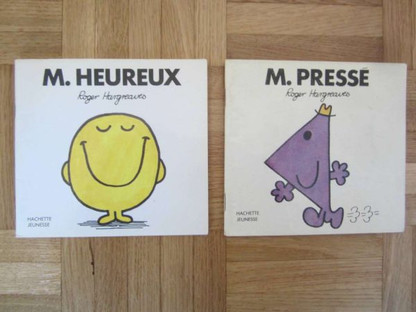 Lot 2 livres : M. Heureux & M. Pressé (anciennes éditions)