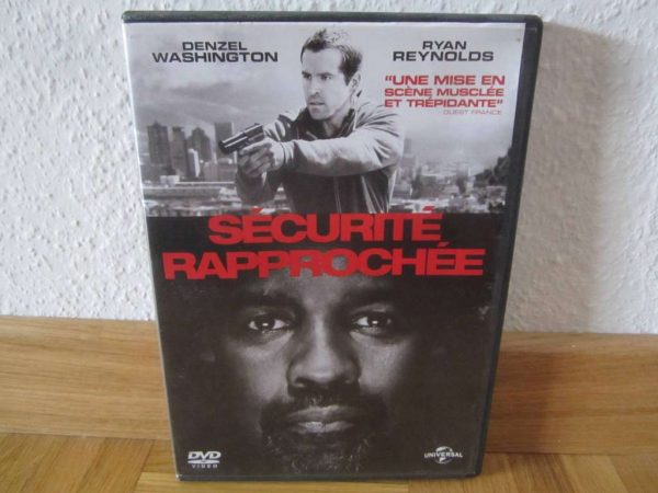 DVD Sécurité rapprochée - D. Washington, R. Reynolds
