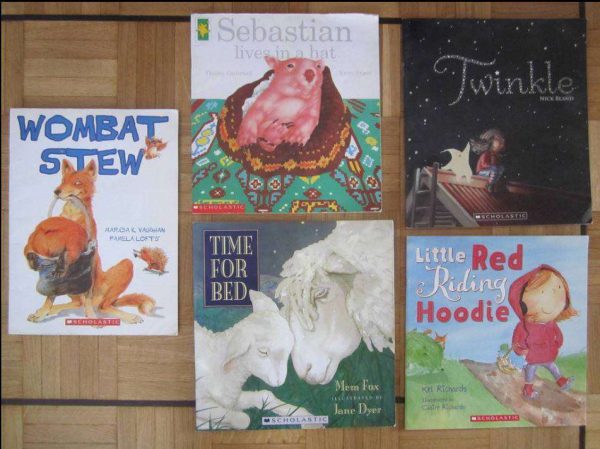 Lot de 5 livres en anglais Scholastic (d'occasion)