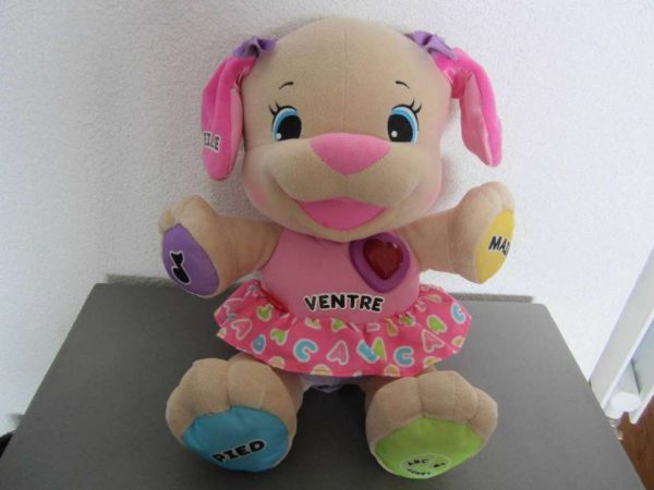 Peluche d'éveil FisherPrice Puppy Fille Sis