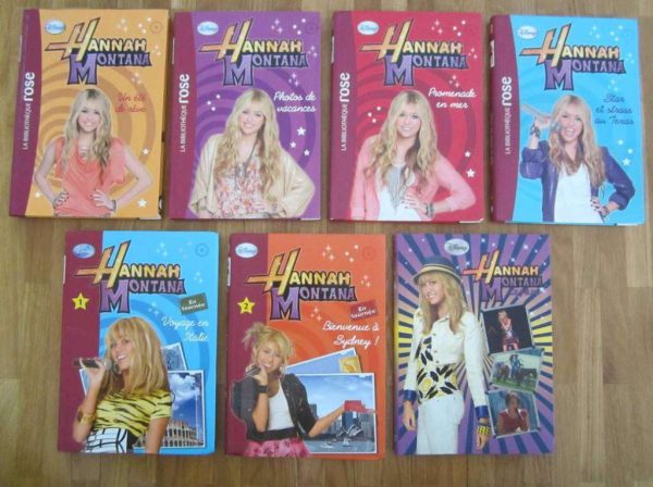 Lot de 7 livres Disney : Hannah Montana