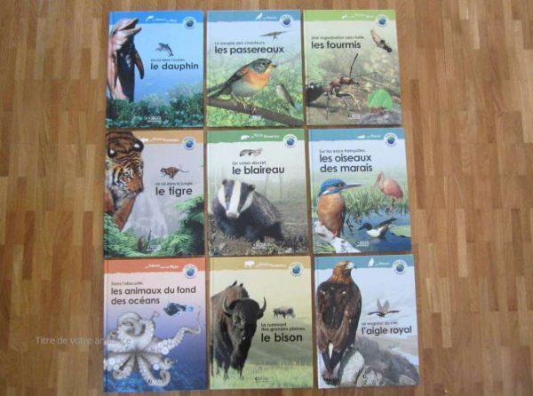 Livres "Atlas Junior des Animaux" (en bon état) 5.--/pce