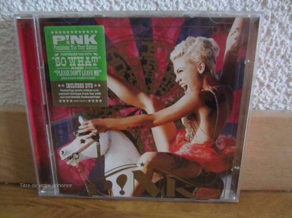 CD & DVD Pink "Funhouse, The Tour Edition"