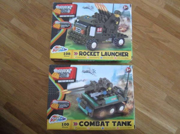 Lot de 2 jeux de construction "Block Tech" 5 +