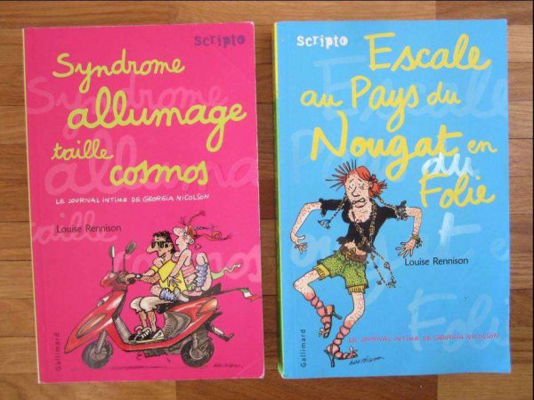 Lot de 2 livres de Louise Rennison, scripto
