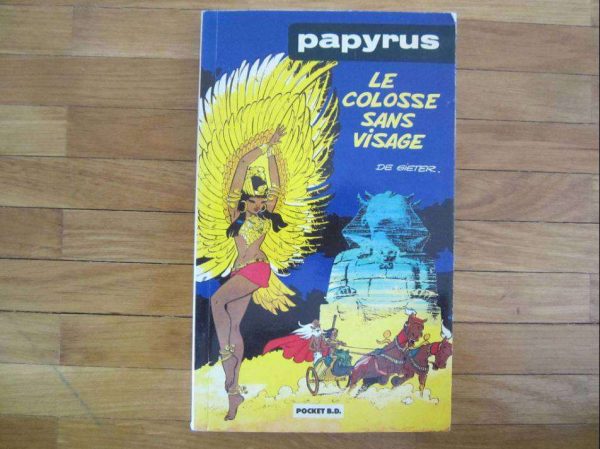 Pocket BD 1989 Papyrus : Le colosse sans visage, de Gieter.