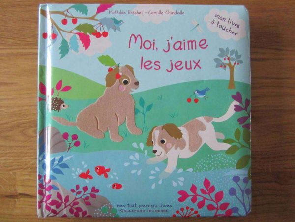 Livre à toucher : Moi, j'aime les jeux