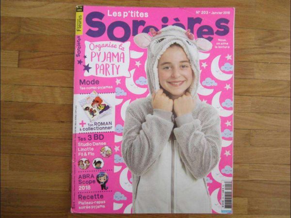 Magazine "Les p'tites sorcières" Fleurus (8-14 ans) 01.2018.