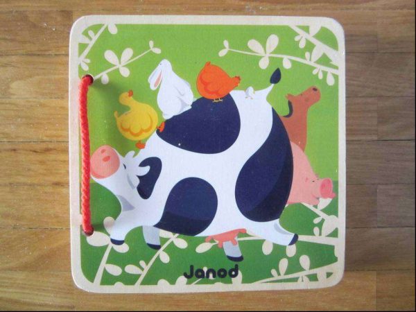 Livre en bois Happy animaux "Janod"