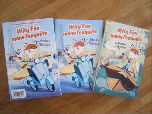 Coffret 2 livres Wily Fox mène l'enquête (NEUF).