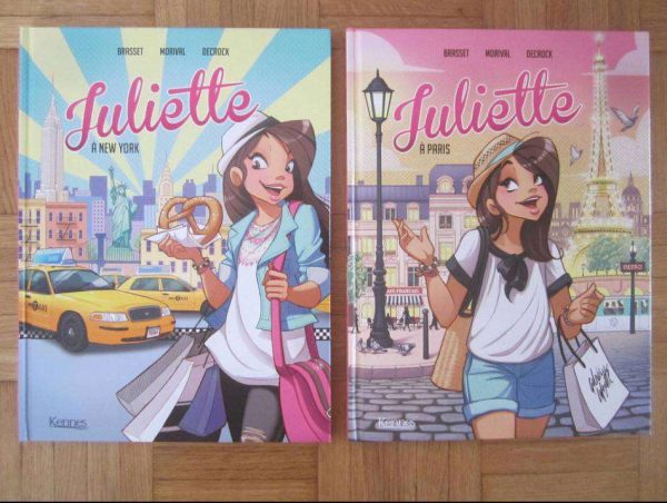 Lot de 2 BD Juliette à New York et Juliette à Paris.