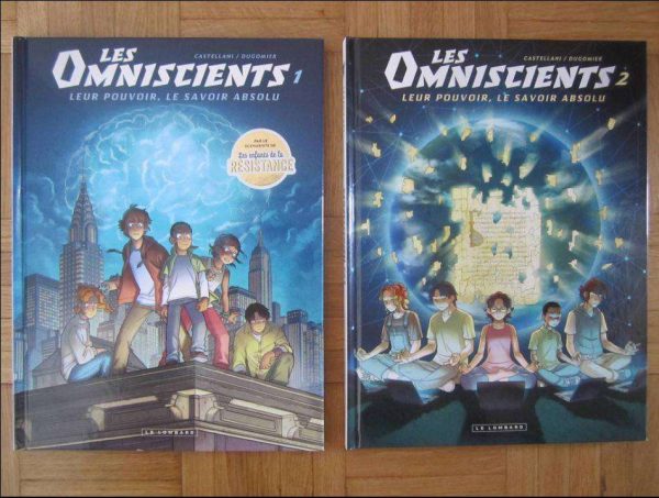 Lot de 2 BD Les Omniscients, Tomes 1 & 2.