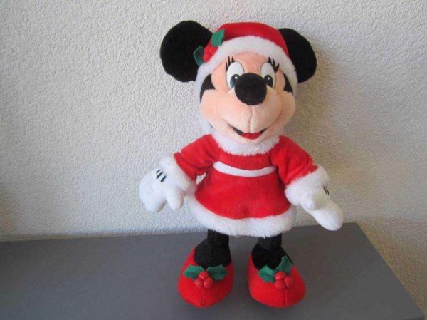 Figurine rigide Disney Minnie "mère Noël" (env. 34 cm)