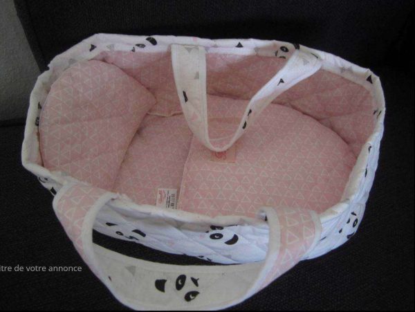 Couffin "Petitcollin" pour poupon 28-30 cm (neuf).