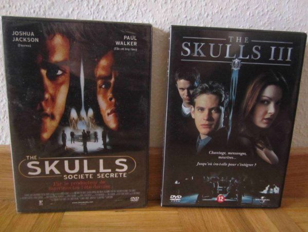 Lot de 2 DVD The Skulls, société secrète et the Skulls III