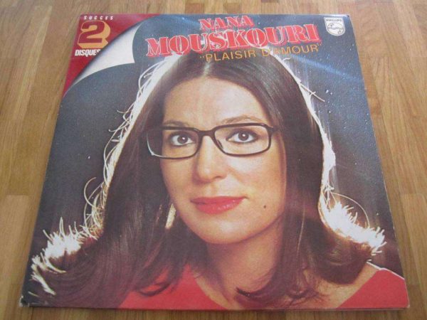 Double vinyle 33 tours de Nana Mouskouri "Plaisir d'amour".