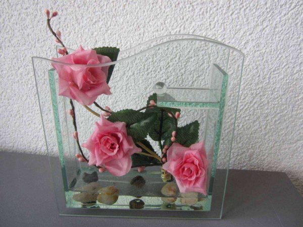 Décoration florale sous verre : selon photos