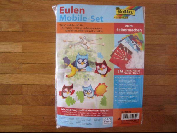 Kit Mobile en feutrine Hiboux à faire soi-même (NEUF)