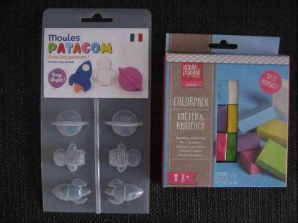 Lot pour créer des gommes : 6 pains + moule PATAGOM (NEUF)