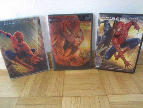 Lot de 3 DVD Spider-man 1, 2 et 3 - Marvel