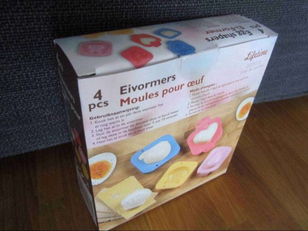 Lifetime cooking : Moules pour oeuf, 4 pces (NEUF)