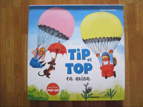 Livre Pop-Up TIP et TOP en avion (en parfait état)