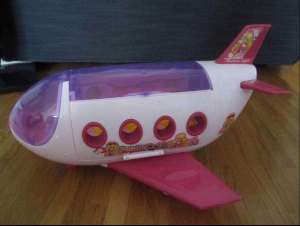 Avion "Little Girl, Fashion Airplane" environ 34 cm